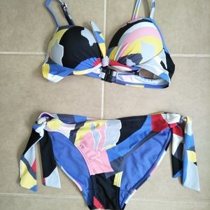 Abstract Bikini Set